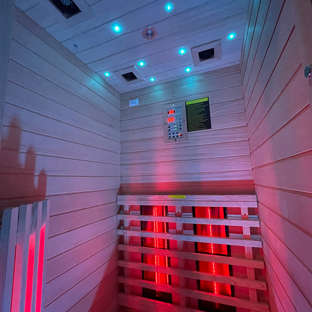 Far Infrared Sauna 900mm x 900mm - 1 Person