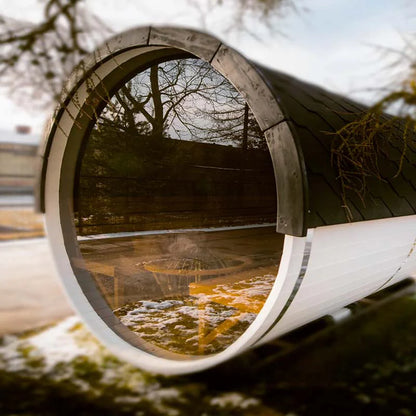 Luxury Thermowood Barrel Sauna 2.2 x 3m